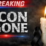 Music Legend DIES After 40-Year Battle… A lit candle beside a black ribbon with the text 'BREAKING ICON GONE'